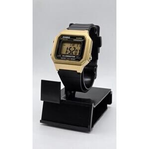 Casio Classic Men's Digital Wristwatch Easy Reader Matte Gold Case W217HM-9AV